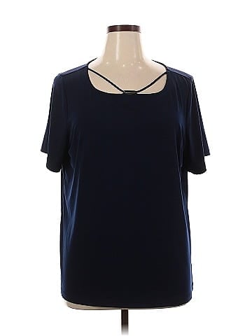 Susan Graver Short Sleeve Top (view 1)