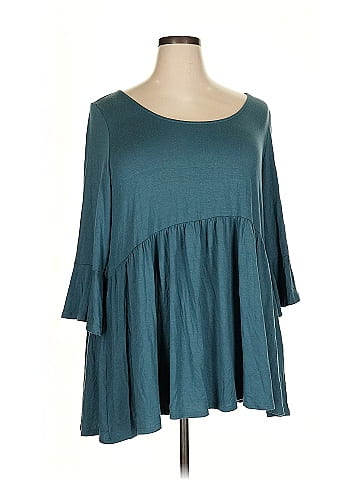 emerald 3/4 Sleeve T-Shirt (view 1)