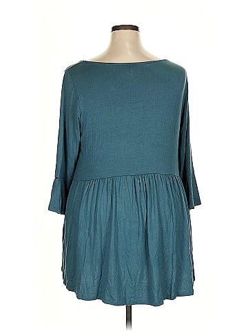 emerald 3/4 Sleeve T-Shirt (view 2)