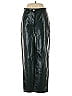 Wilfred 100% Polyester Black Green Faux Leather Pants Size 4 - photo 1