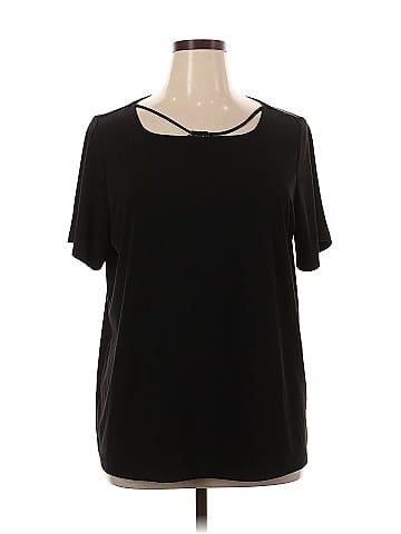Susan Graver Short Sleeve Top (view 1)