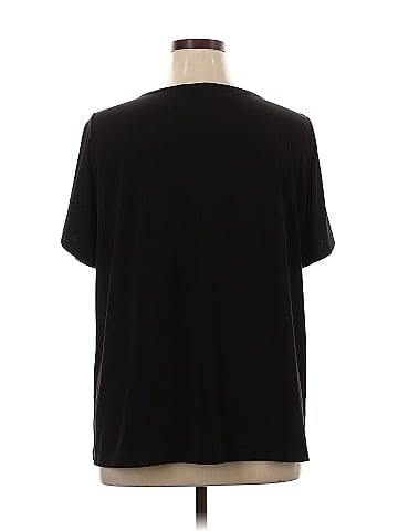 Susan Graver Short Sleeve Top (view 2)