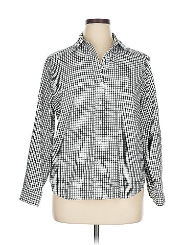 Allison Daley 3/4 Sleeve Button-Down Shirt (view 1)