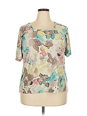Jm Collection Short Sleeve Blouse