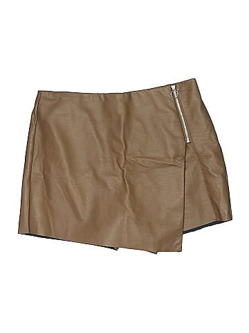 TGLA Faux Leather Skirt (view 1)
