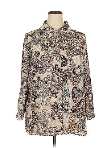 Susan Graver Long Sleeve Blouse (view 1)