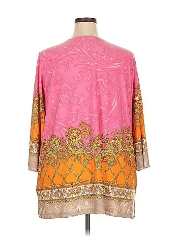 Susan Graver 3/4 Sleeve Blouse (view 2)