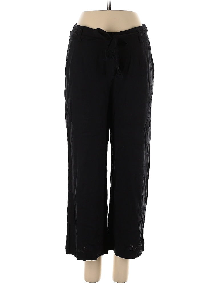 L Space 100% Viscose Black Casual Pants Size S - photo 1