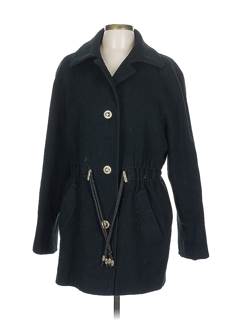 Pre-owned Saks Fifth Avenue Coat In Black
