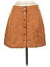 Divided by H&M 100% Polyester Solid Brown Casual Skirt Size 8 - photo 1