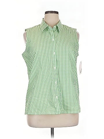 Liz Claiborne Sleeveless Button-Down Shirt (view 1)