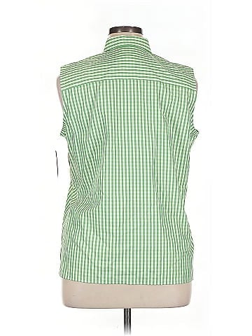 Liz Claiborne Sleeveless Button-Down Shirt (view 2)