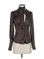 Arden B. Long Sleeve Silk Top