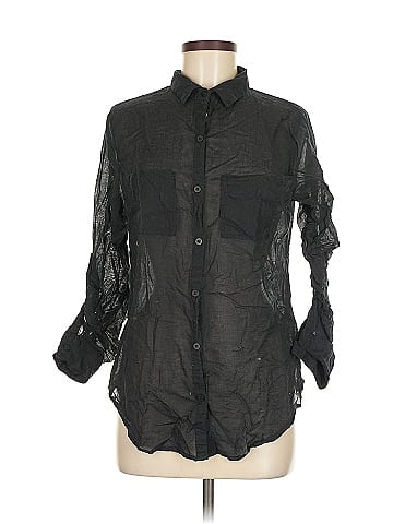 Cotton On 3/4 Sleeve Button-Down Shirt (view 1)