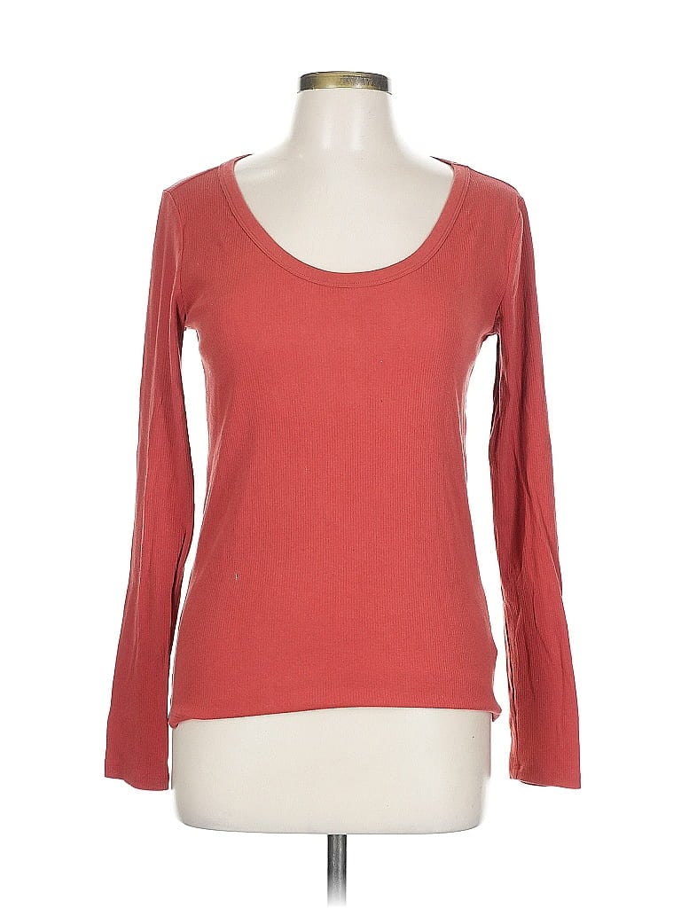 Gap Red Long Sleeve T-Shirt Size L - photo 1