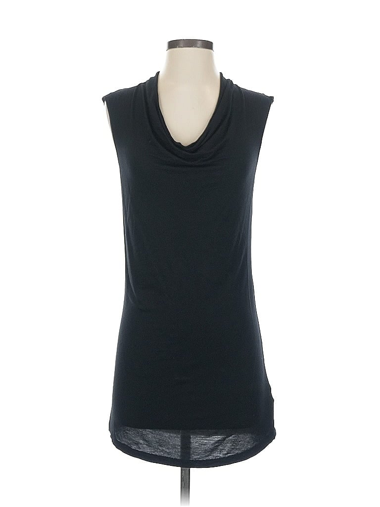 Pre-owned Hem & Thread Sleeveless Top Black Cowl Neck Tops