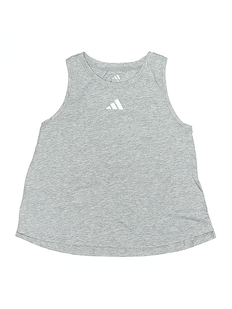 Click to view more detailed imagery on our partner's website Pre-owned Adidas Originals Kids' Active Tank Top In Silver