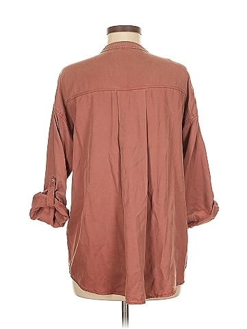Zara 3/4 Sleeve Button-Down Shirt (view 2)