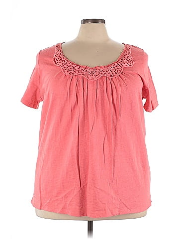 Woman Within Short Sleeve Blouse (view 1)