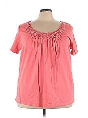 Woman Within Short Sleeve Blouse