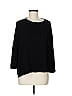 Zara W&B Collection Black 3/4 Sleeve T-Shirt Size M - photo 1