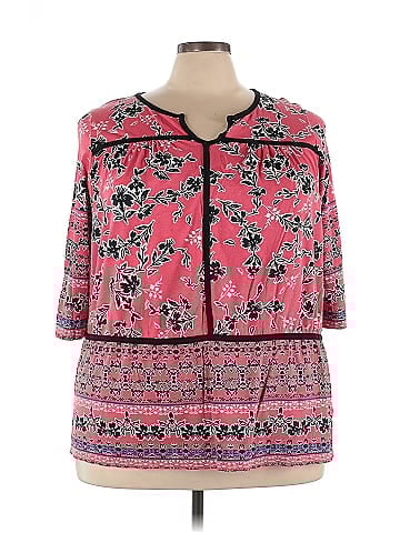 Woman Within 3/4 Sleeve Blouse (view 1)