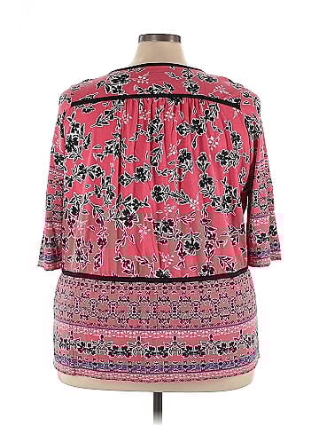 Woman Within 3/4 Sleeve Blouse (view 2)