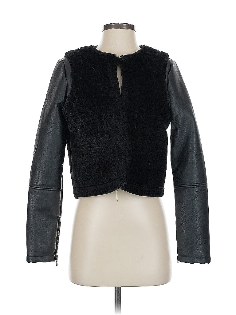 Click to view more detailed imagery on our partner's website Pre-owned Sam Edelman Faux Fur Jacket In Black