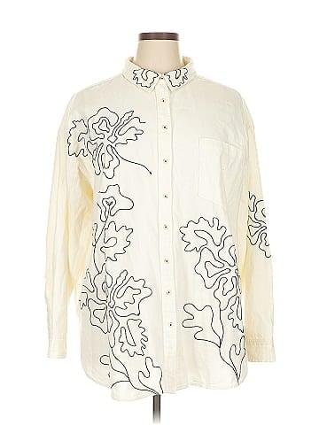 Pilcro Long Sleeve Blouse (view 1)