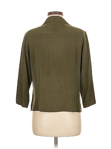 Anne Carson 3/4 Sleeve Silk Top (view 2)