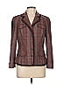 Worth Tweed Burgundy Blazer Size 10 - photo 1