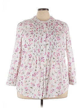 Woman Within 3/4 Sleeve Blouse