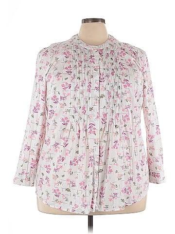 Woman Within 3/4 Sleeve Blouse (view 1)