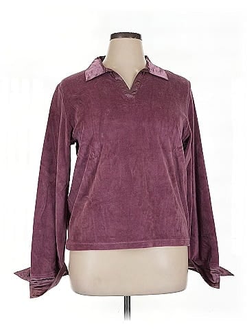 Carole Little Long Sleeve Polo (view 1)