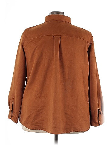 Woman Within Long Sleeve Blouse (view 2)