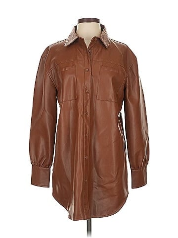 Bagatelle Faux Leather Top (view 1)
