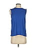 J.Crew 100% Polyester Blue Sleeveless Top Size 0 - photo 1
