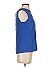 J.Crew 100% Polyester Blue Sleeveless Top Size 0 - photo 4