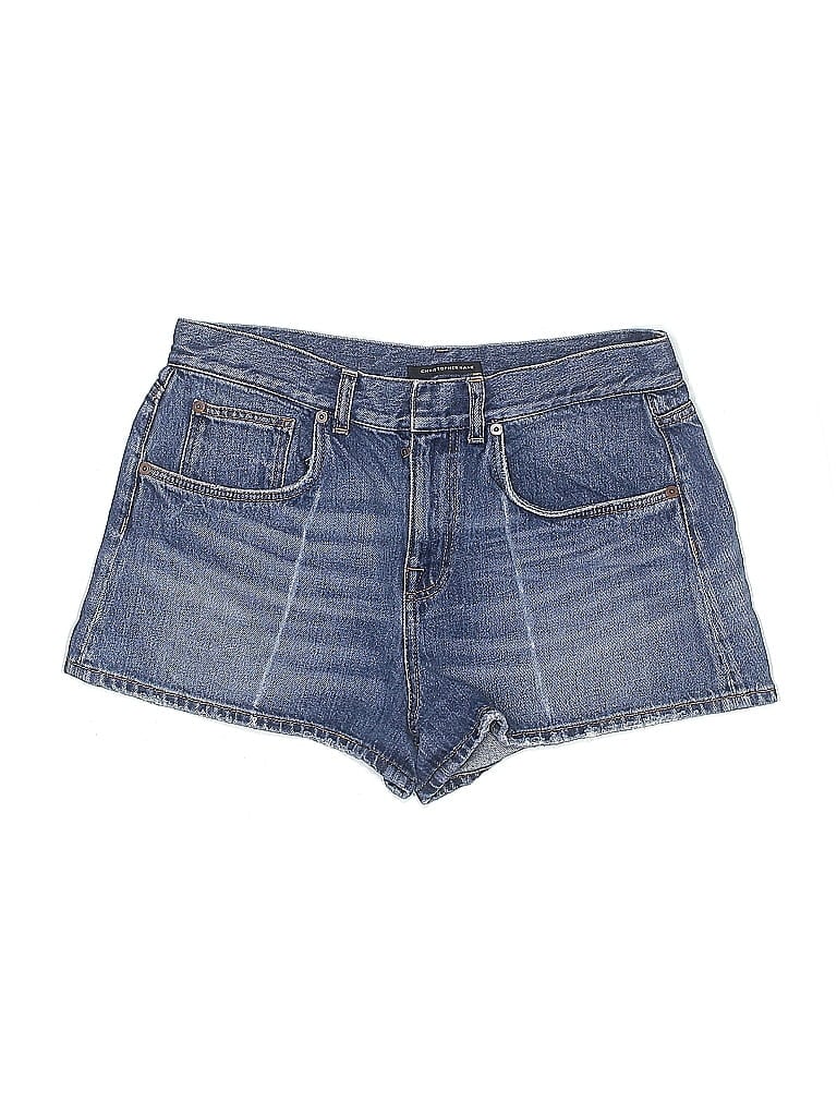 Pre-owned Christopher Kane Denim Shorts In Blue
