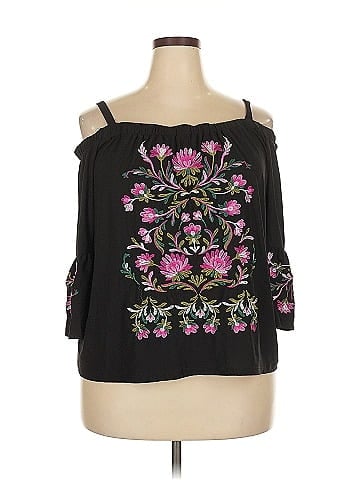INC International Concepts 3/4 Sleeve Blouse (view 1)