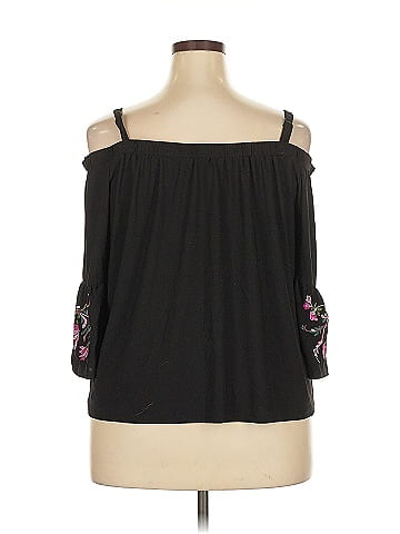 INC International Concepts 3/4 Sleeve Blouse (view 2)