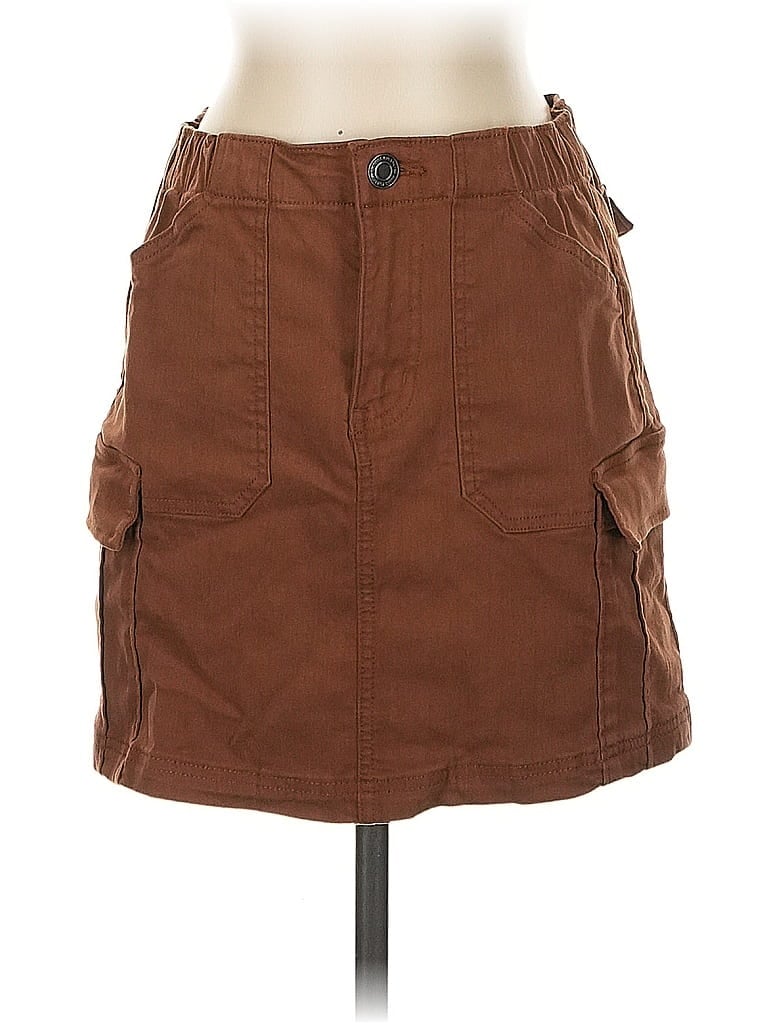 Pre-owned Sonoma Goods For Life Casual Skirt In Brown