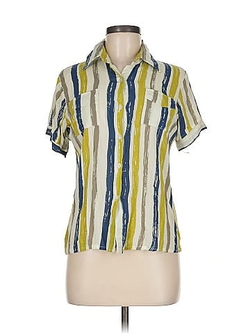 Allegra K Short Sleeve Blouse (view 1)