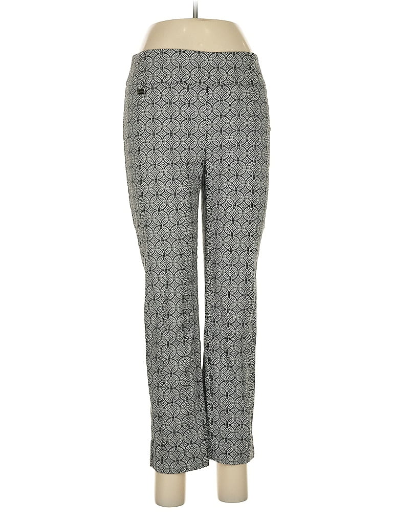 Joseph Ribkoff Houndstooth Gray Casual Pants Size 8 - photo 1