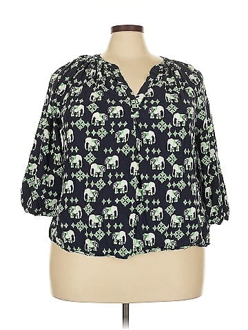 Crown & Ivy 3/4 Sleeve Blouse (view 1)