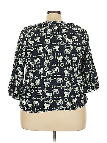 Crown & Ivy 3/4 Sleeve Blouse (view 2)
