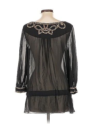 Temperley LONDON 3/4 Sleeve Silk Top (view 2)