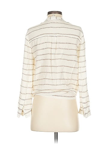 Joie Long Sleeve Silk Top (view 2)