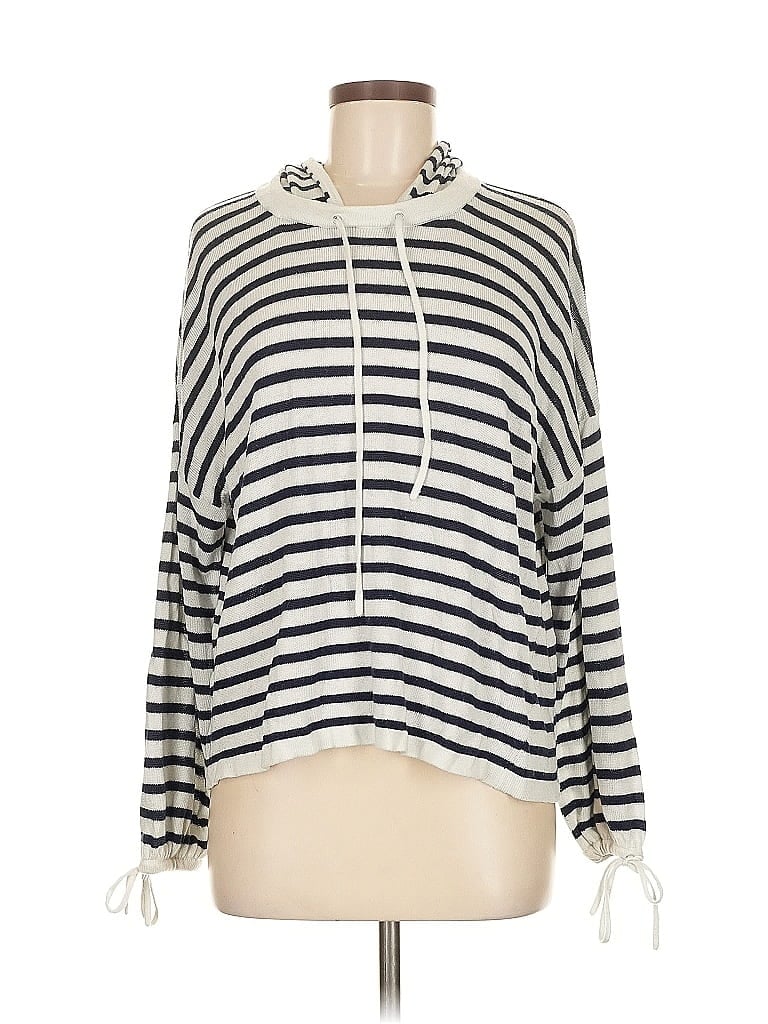 Pre-owned Splendid Pullover Sweater In White