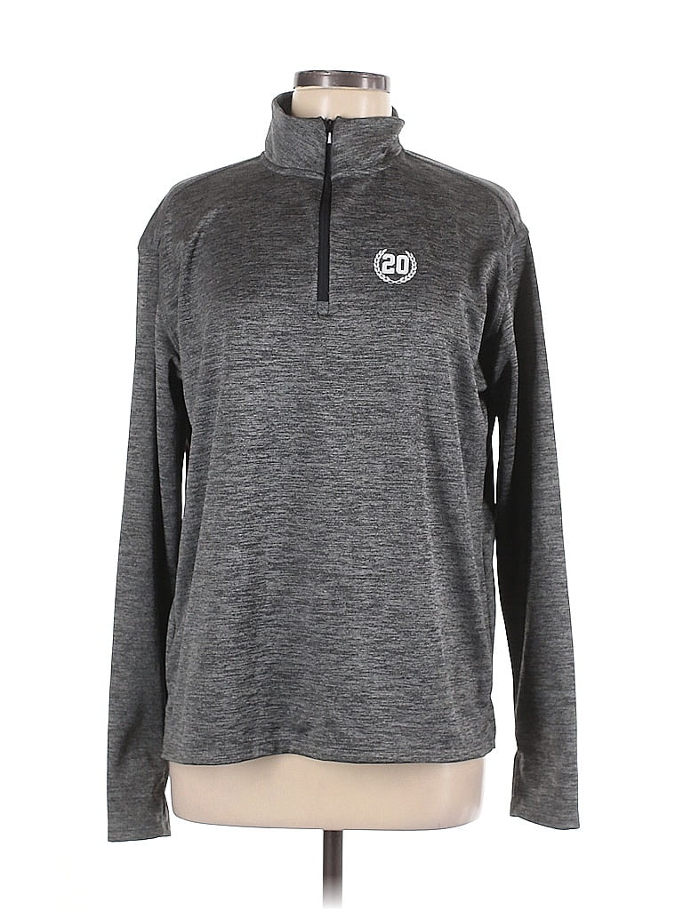 Pre-owned Assorted Brands Track Jacket In Gray